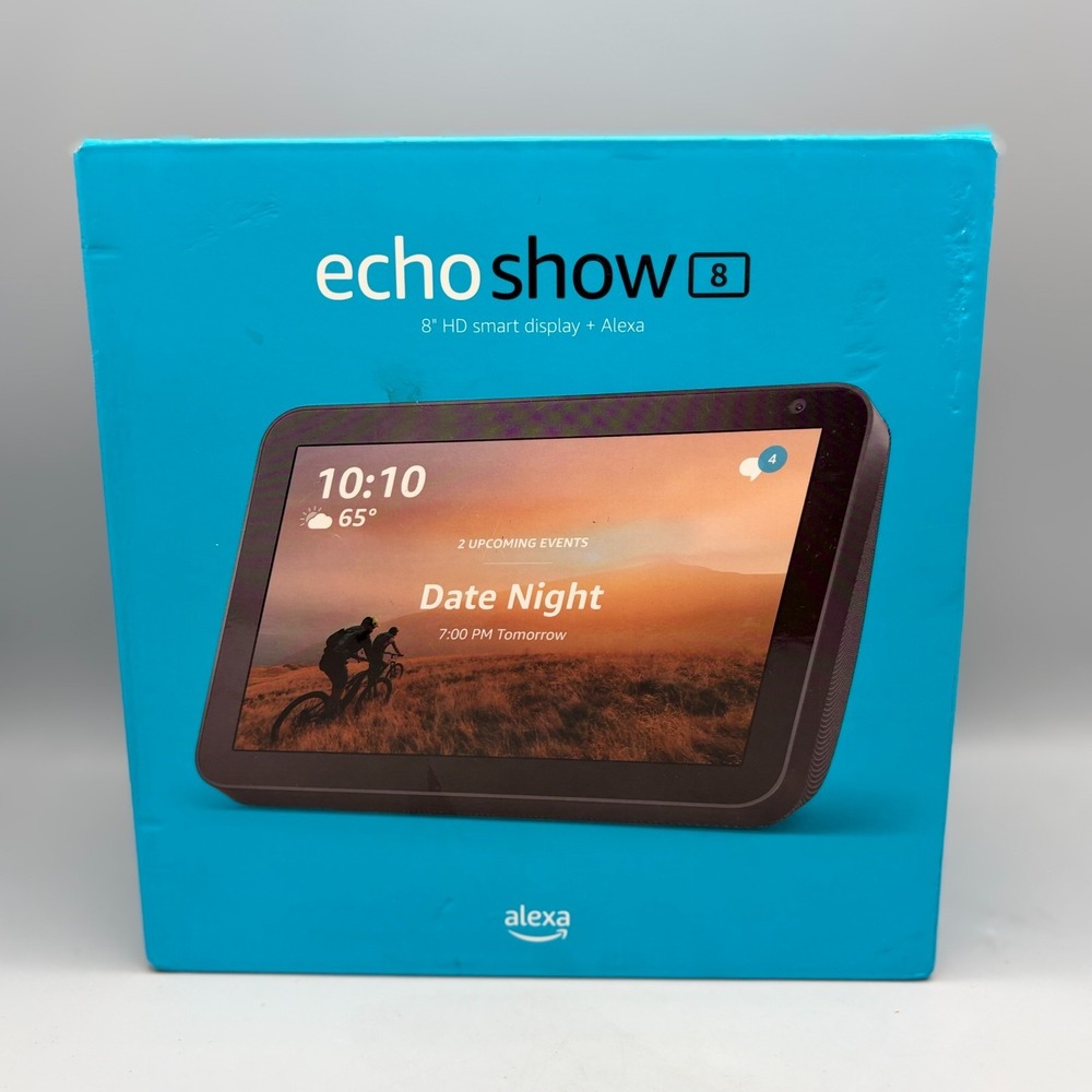 Amazon Echo Show 8  Smart Display (1st Gen) - Charcoal Black - Sealed